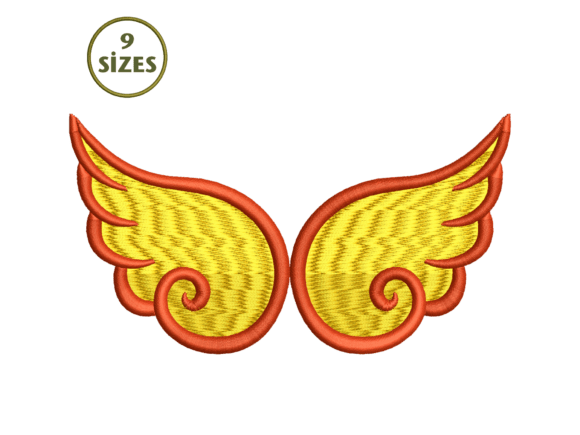 Angel Wings Embroidery: A Sweet Addition for Baby & Gift Items
