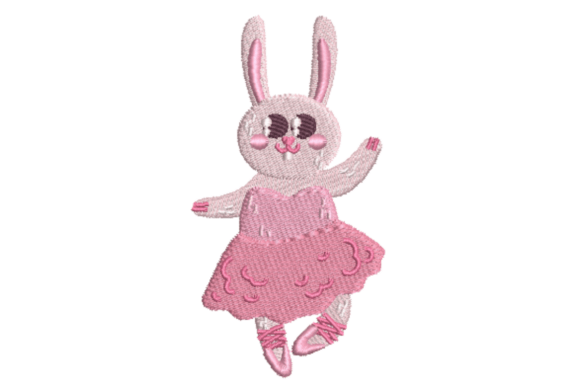 Ballerina Bunny Embroidery: A Charming Touch for Personalized Gifts
