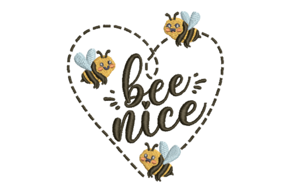 Bee Nice Embroidery: A Sweet Touch for Seasonal Crafts