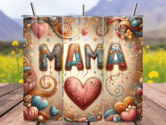 Boho Mama Heart Embroidery Tumbler Wrap Review