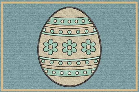 Decorative Easter Egg Embroidery Design Review
