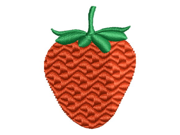 Garden Strawberry Fruit Embroidery Review