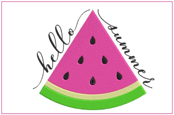 h1Hello Summer Watermelon Embroidery Design Review/h1