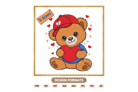h1Teddy Bear with Heart Embroidery Design – A Loving Touch for Handmade Gifts/h1