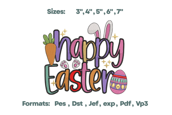 Happy Easter Word Art Embroidery: A Designer’s Real-World Review
