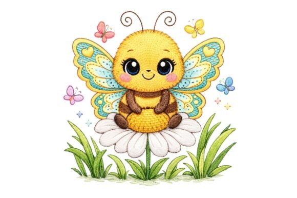 Honey Bee Butterfly Wings Embroidery Design Review