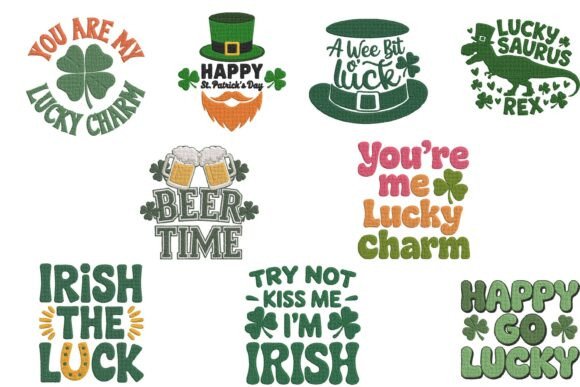 Lucky Irish St Patricks Embroidery Bundle Review
