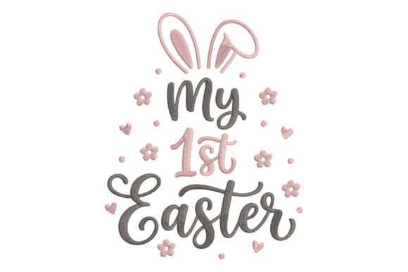 My 1st Easter Bunny Embroidery Design