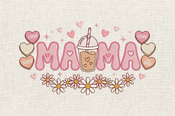 Pink Coffee Mama Embroidery Design Review