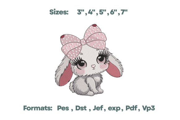 Polka Dot Bow Bunny Embroidery Review for Etsy Sellers