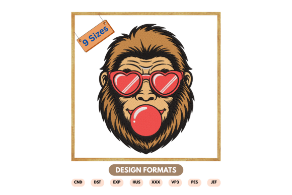 Pop Art Monkey Embroidery Design Review