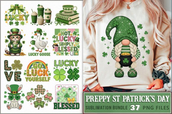 St. Patrick's Day Embroidery PNG Bundle Review
