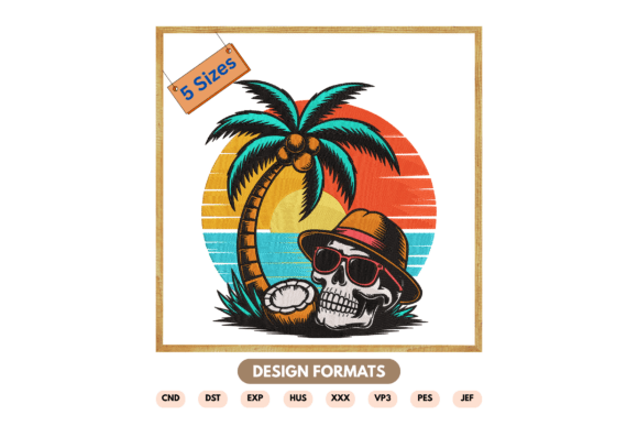 Tropical Skull Embroidery Design: A Designer’s Real-World Review